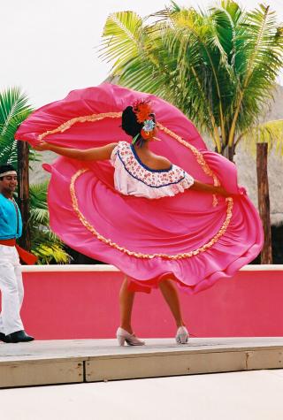 dancer - Costa Maya, Mexico