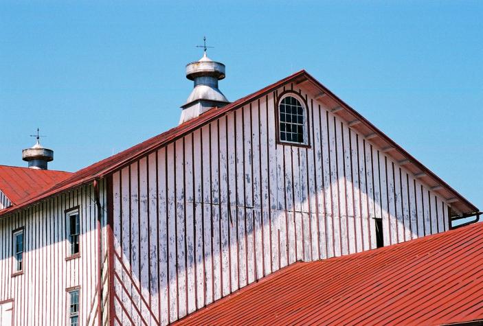 red and white barn - Montgomery County, PA