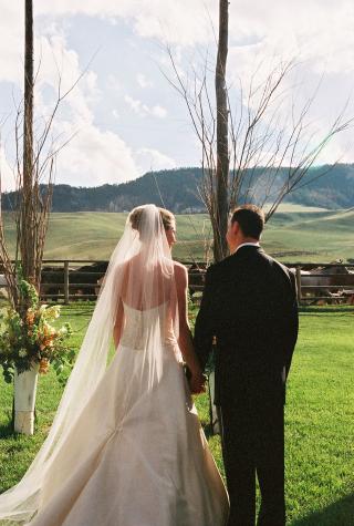 laurie and mike - Laurie & Mikes Wedding - HF Bar Ranch Saddlestring, Wyoming