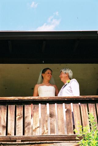 laurie and jane - Laurie & Mikes Wedding - HF Bar Ranch Saddlestring, Wyoming