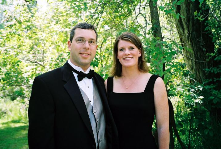 mike and leah - Laurie & Mikes Wedding - HF Bar Ranch Saddlestring, Wyoming