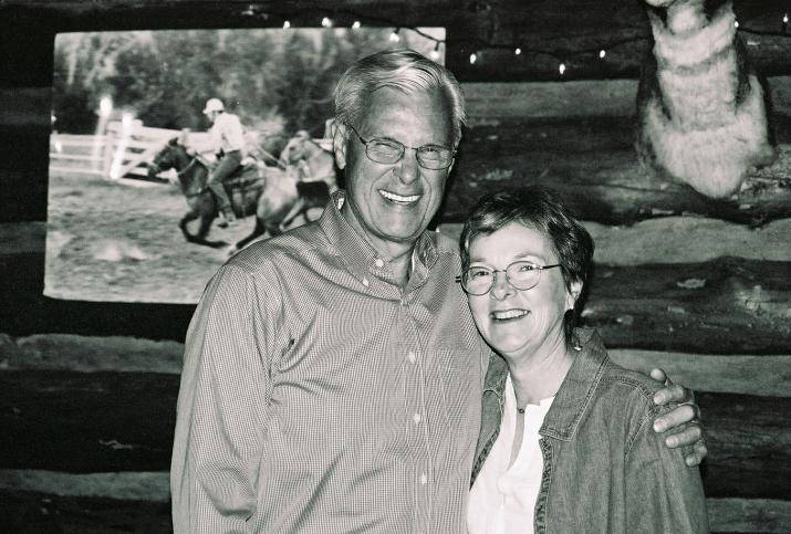 robert and mom - Laurie & Mikes Wedding - HF Bar Ranch Saddlestring, Wyoming