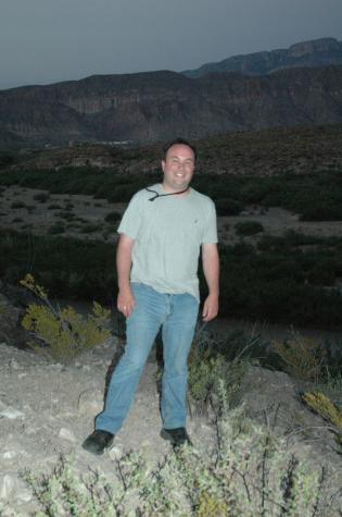 chris at the rio grande - big bend national park, tx