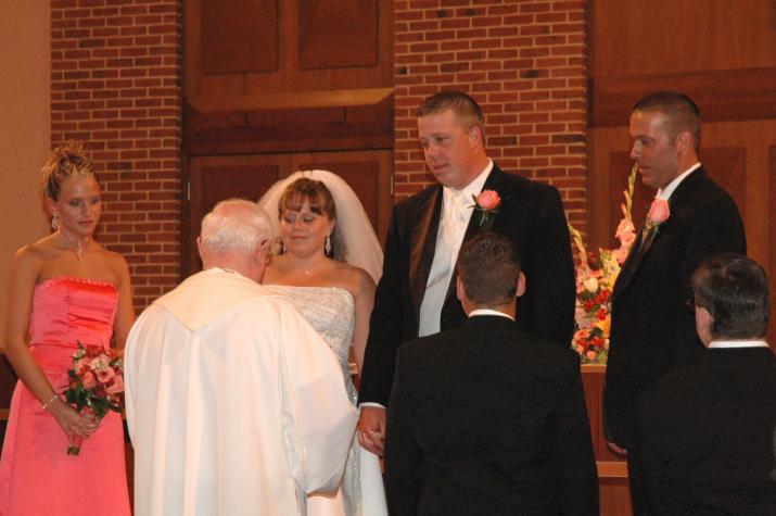 Clay and Kelley at Altar - Baltimore, Maryland