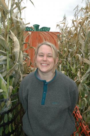 heather in the corn maze - Berkshires, MA