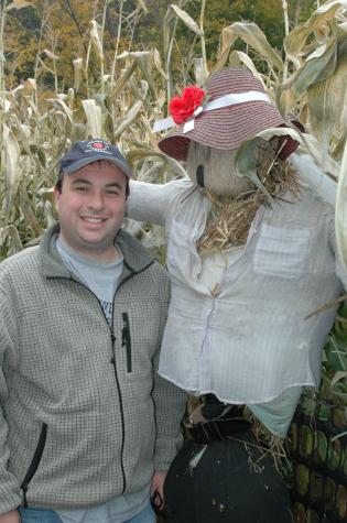 chris in the corn maze - Berkshires, MA