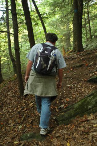 chris hiking - Berkshires, MA