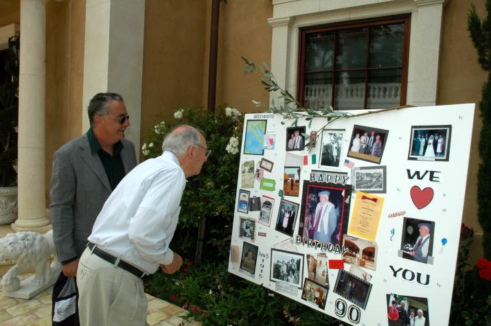 Grandpa Ange and Bob - Palos Verdes, CA